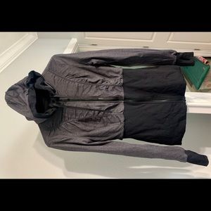 Lululemon reversible zip front jacket With hood.